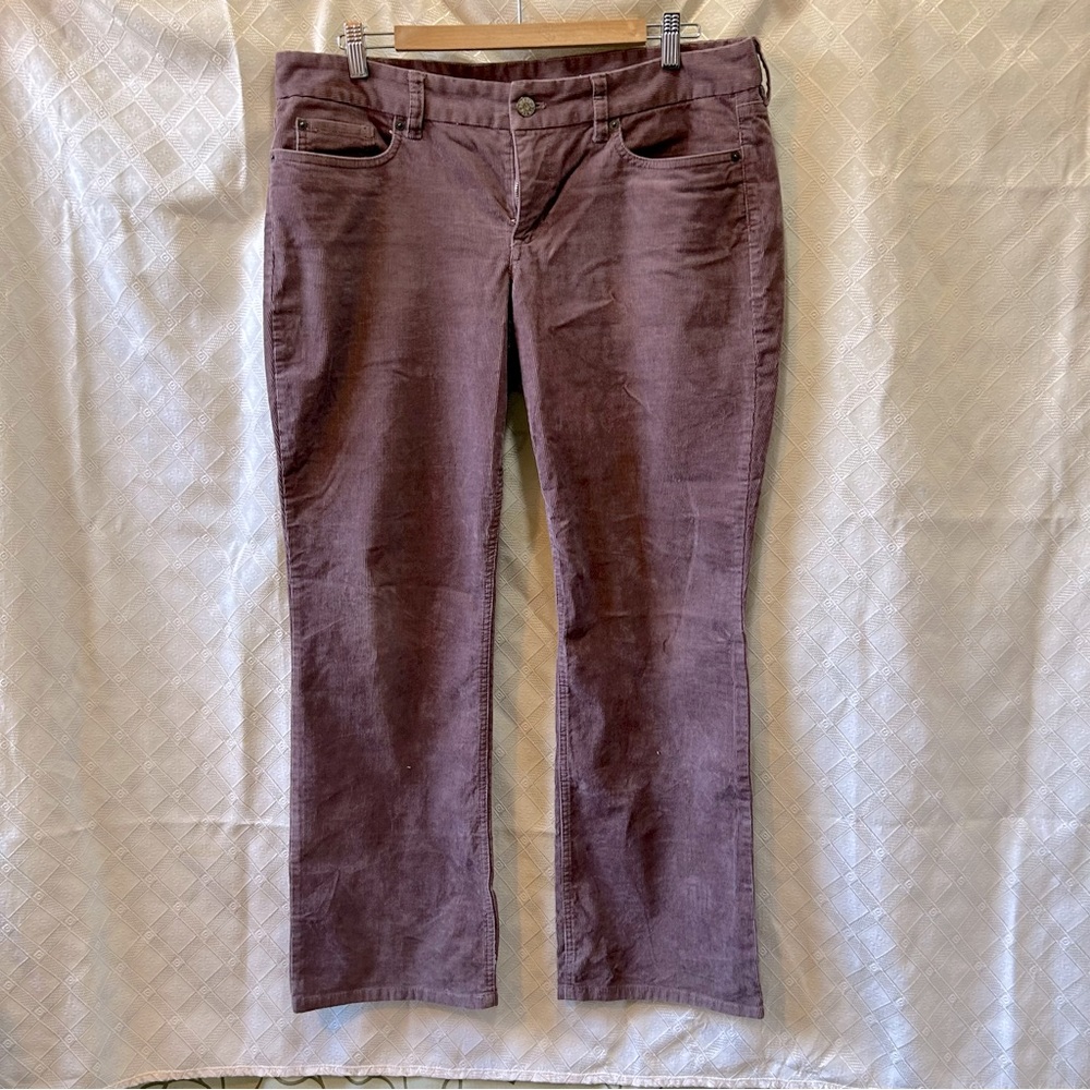 JCrew Size 33S Favorite Fit Corduroy Pants (Purple)